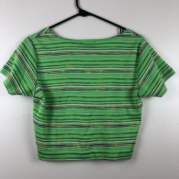 Vintage L.A Gold Stripe Crop Top - Picture 3 of 4